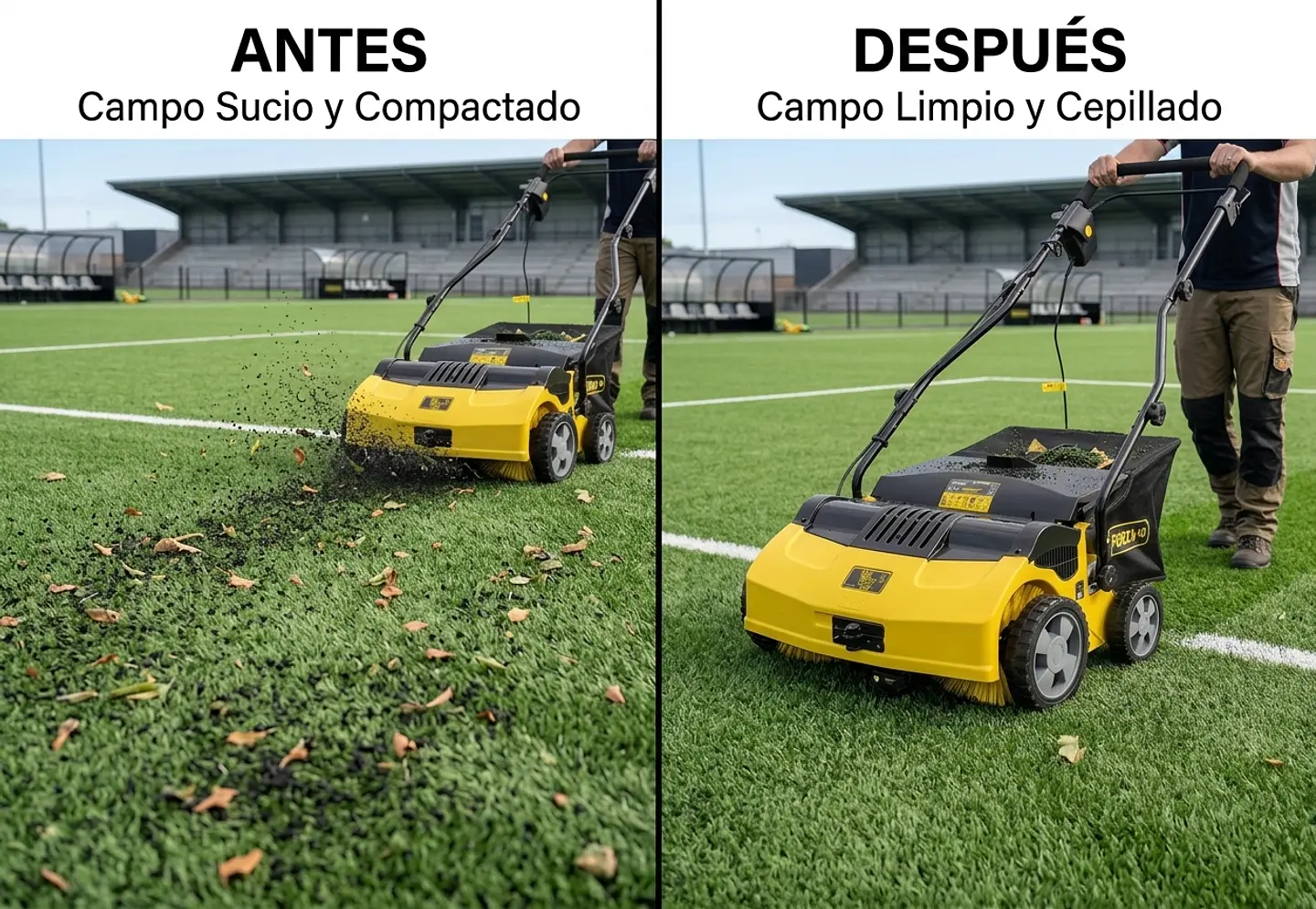 Mantenimiento de pasto sintético 2