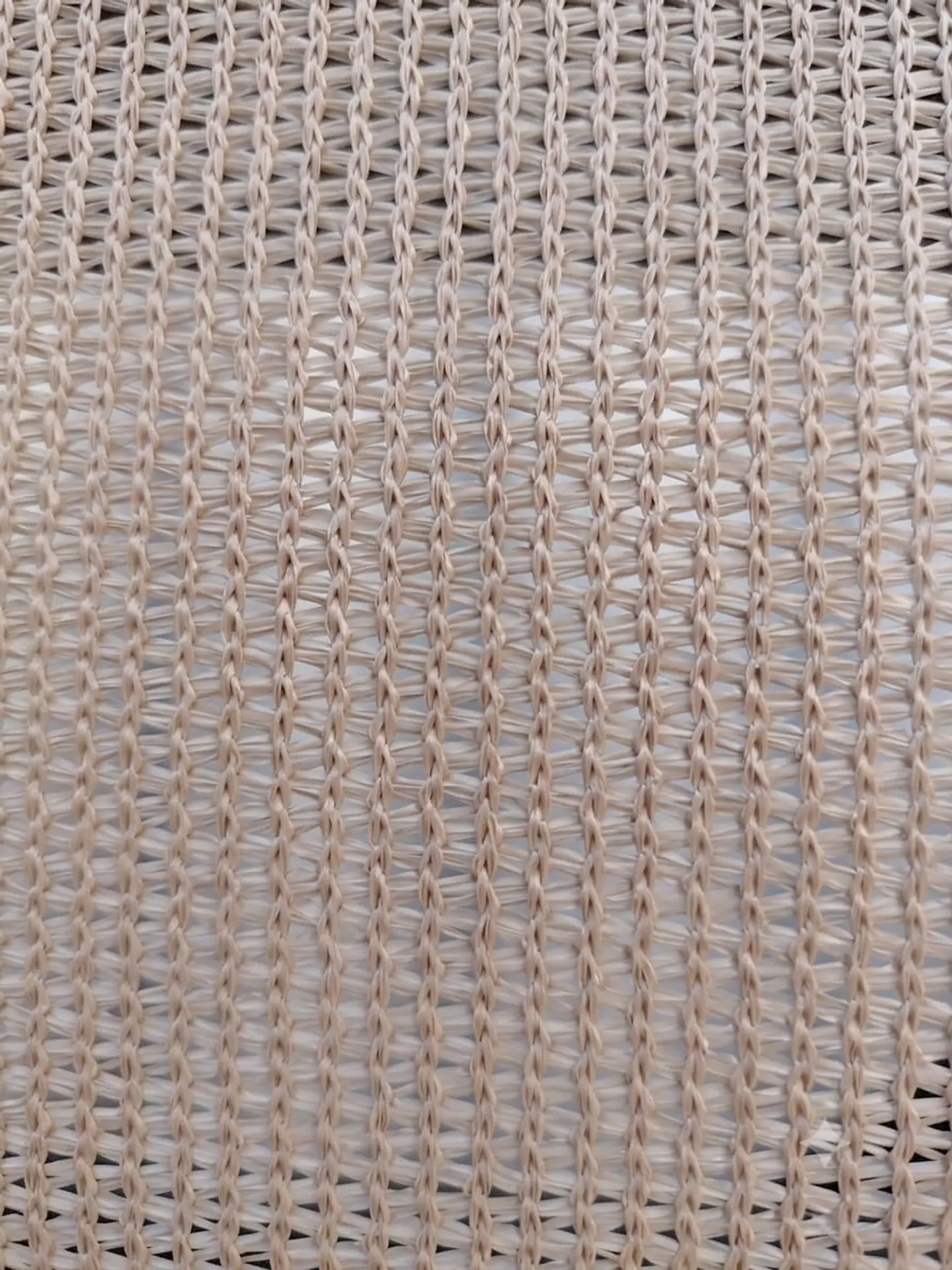 Malla raschel Beige 2,1 m x 5 m sombra 80% 2
