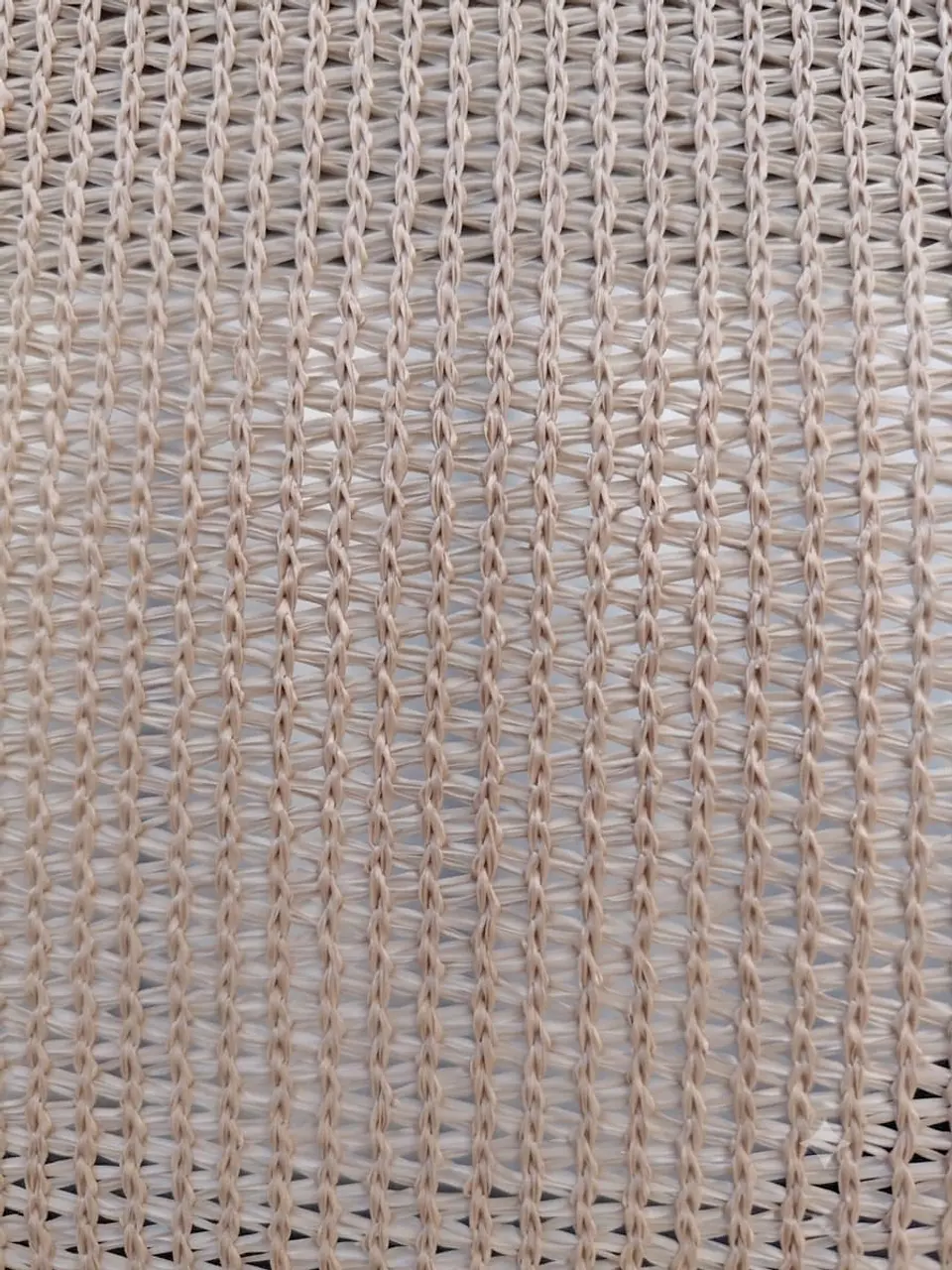 Malla raschel Beige 2,1 m x 5 m sombra 80% 2