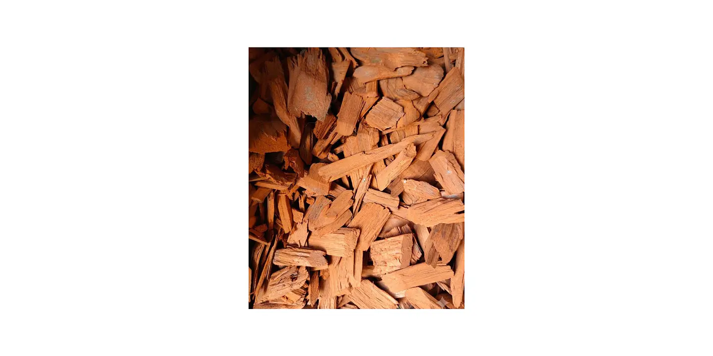 Mulch decorativo color naranjo  2