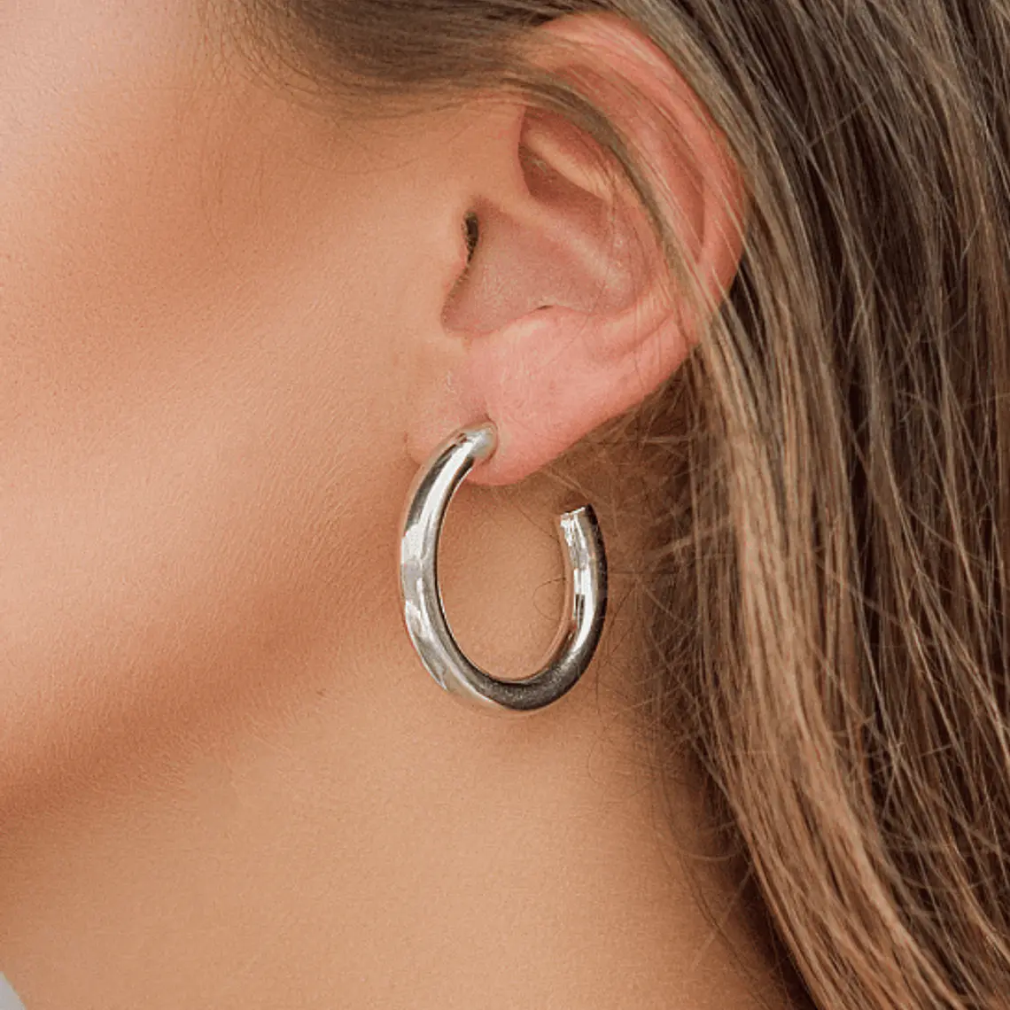 Argolla gruesa de plata 950 1