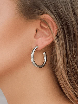 Argolla gruesa de plata 950