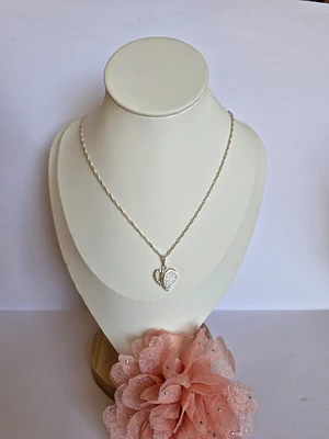 Collar colgante corazón plata 925