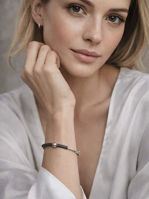 Pulsera de Plata envejecida 950