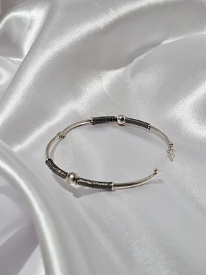Pulsera de Plata envejecida 950