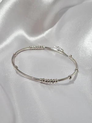 Pulsera de Plata 950 con lentejitas 