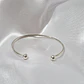 Pulsera de plata 950 de estructura rígida open-cuff - Miniatura 1