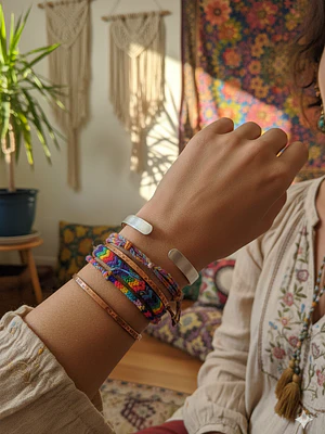 Brazalete de Plata 950 estilo Morrigan