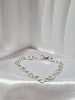 Pulsera de cadenas de plata 950 