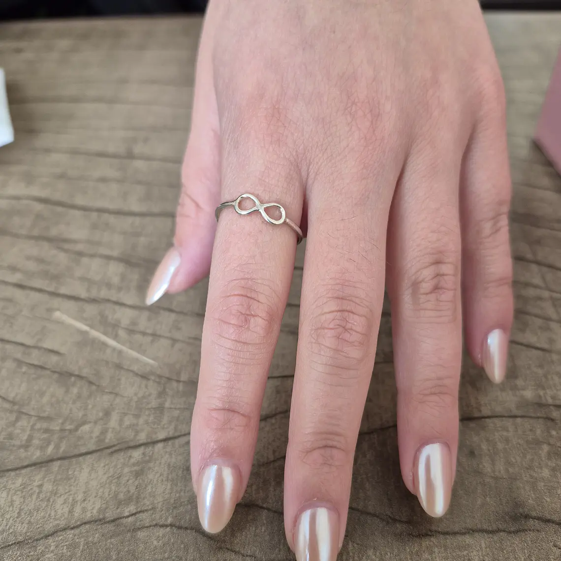 Anillo de Plata infinito 1