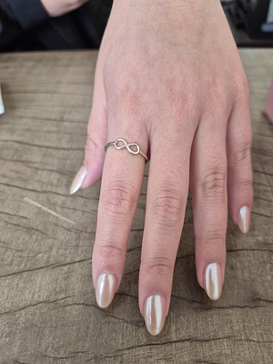 Anillo de Plata infinito