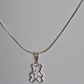 Collar plata 925 con colgante osito - Miniatura 1