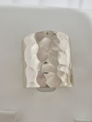 Anillo Plata 950 Repujado 
