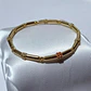 Pulsera Eslabones dorados Texturizados enchape Oro - Miniatura 2