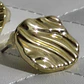Aros Acero inoxidable Ondas Doradas - Miniatura 2