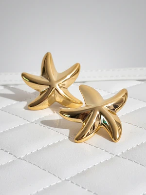 Aros Acero inoxidable estrella de mar
