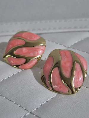 Aros Acero inoxidable diseño coral