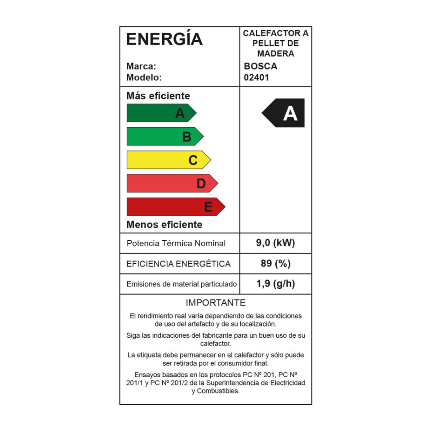 Calefactor a pellet Hera+ outlet