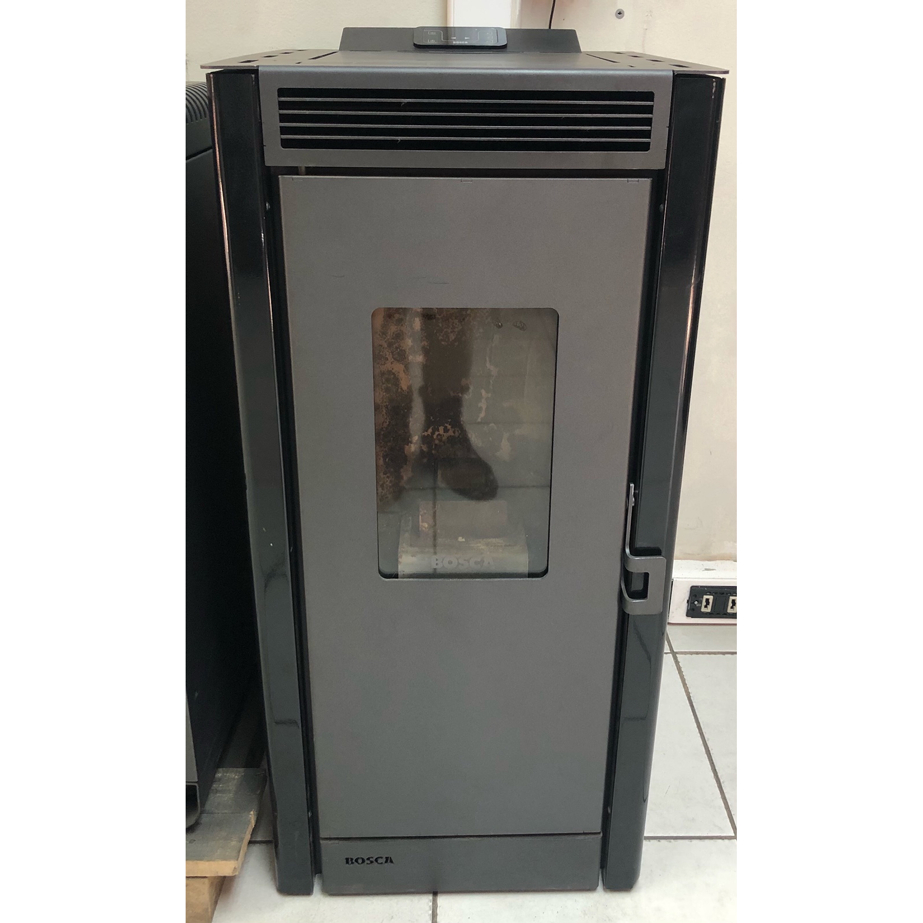 Calefactor Bosca a pellet Eco smart Negro outlet