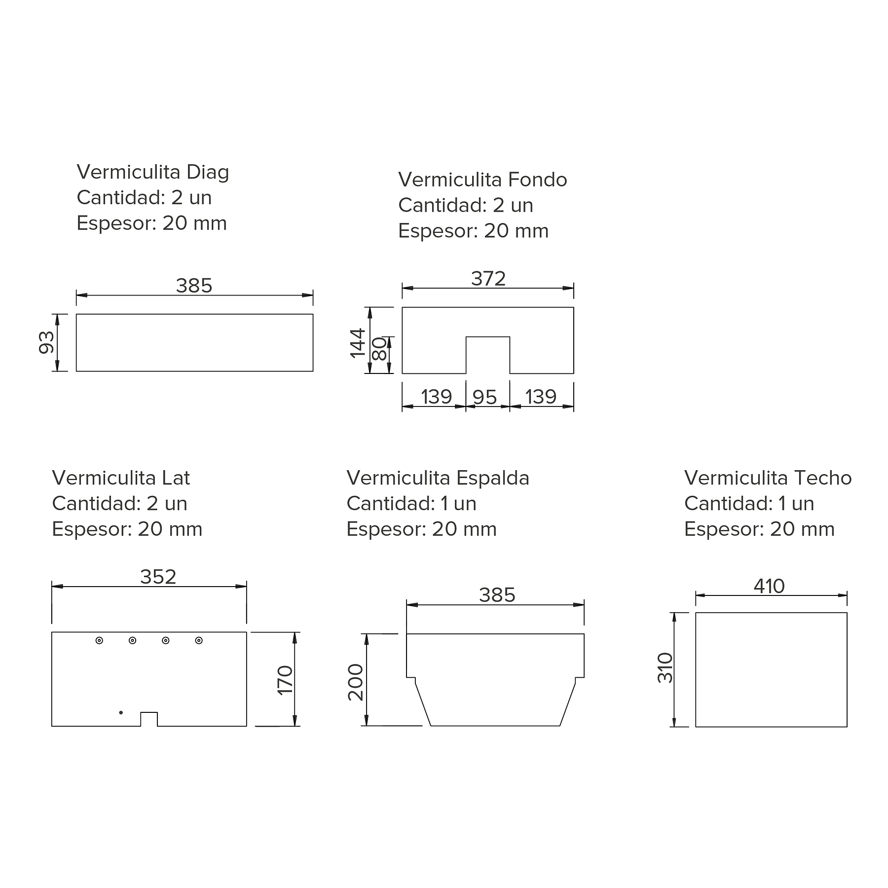 Vermiculita Línea 380 