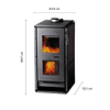 Calefactor a leña Eco Flame 360