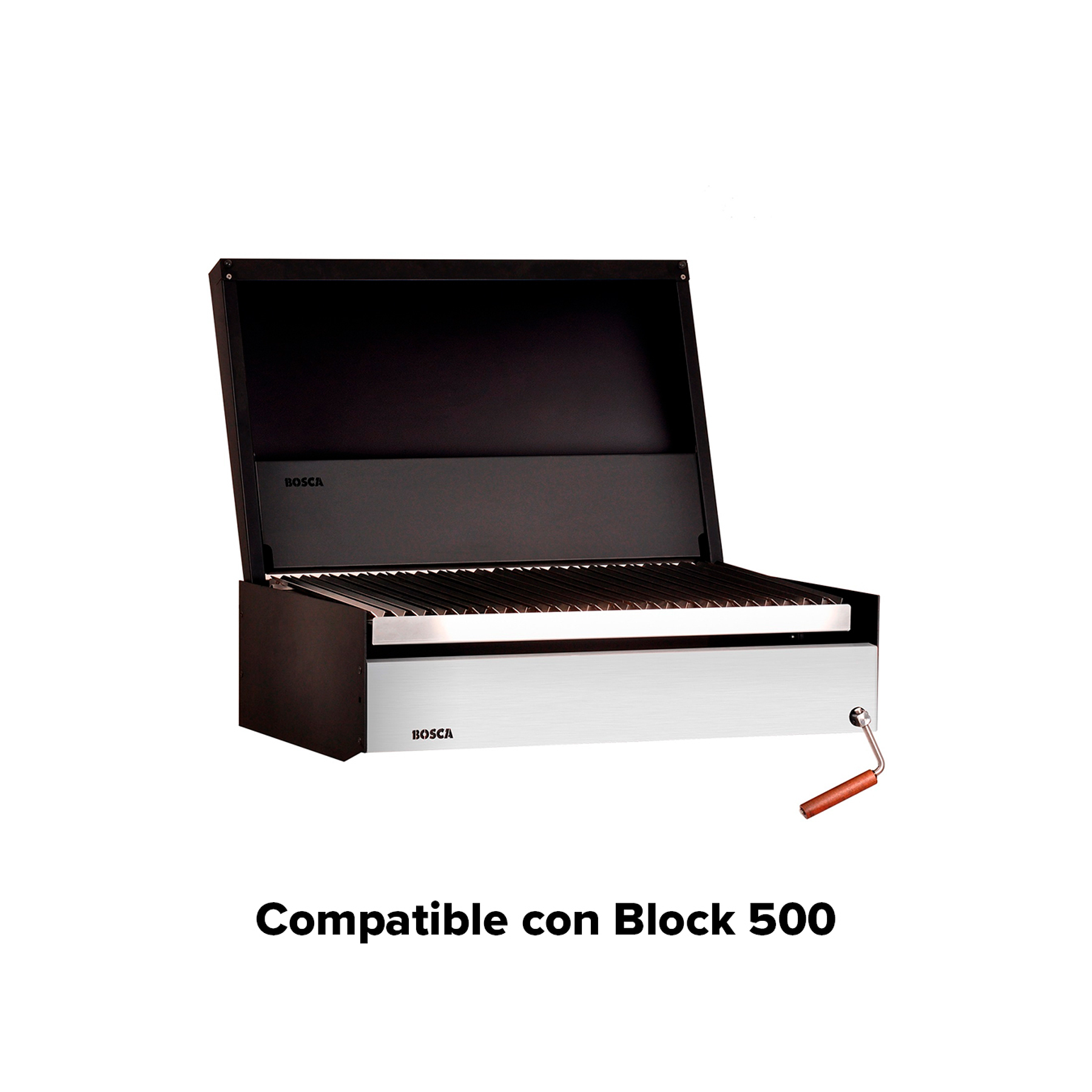 Pack Rejillas de Barra Redonda Inoxidable para Block Grill 500