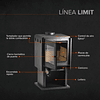 Pack Estufa a Leña Limit 350 + kit de instalación