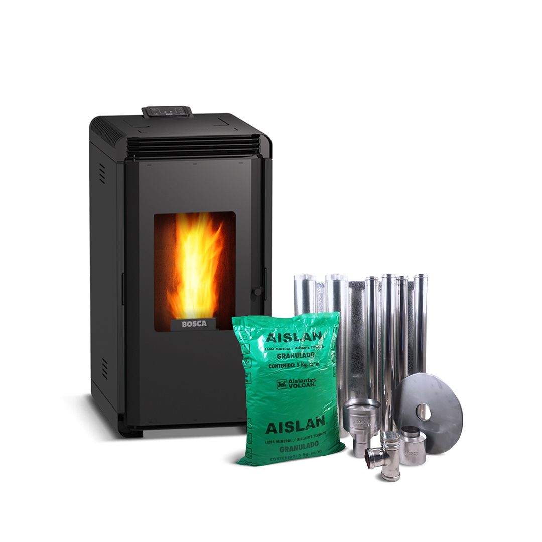 Estufa a Pellet Bosca Hera + Charcoal