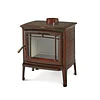 Estufa a leña Hergom Shelburne 25 kW Marrón
