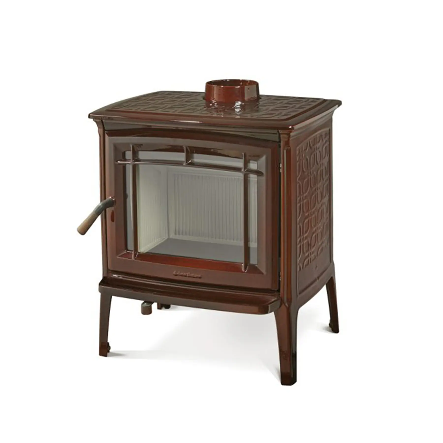 Estufa a leña Hergom Shelburne 25 kW Marrón