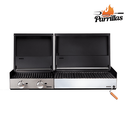 Pack parrilla modular Block Gas 500 + Block Carbón 750