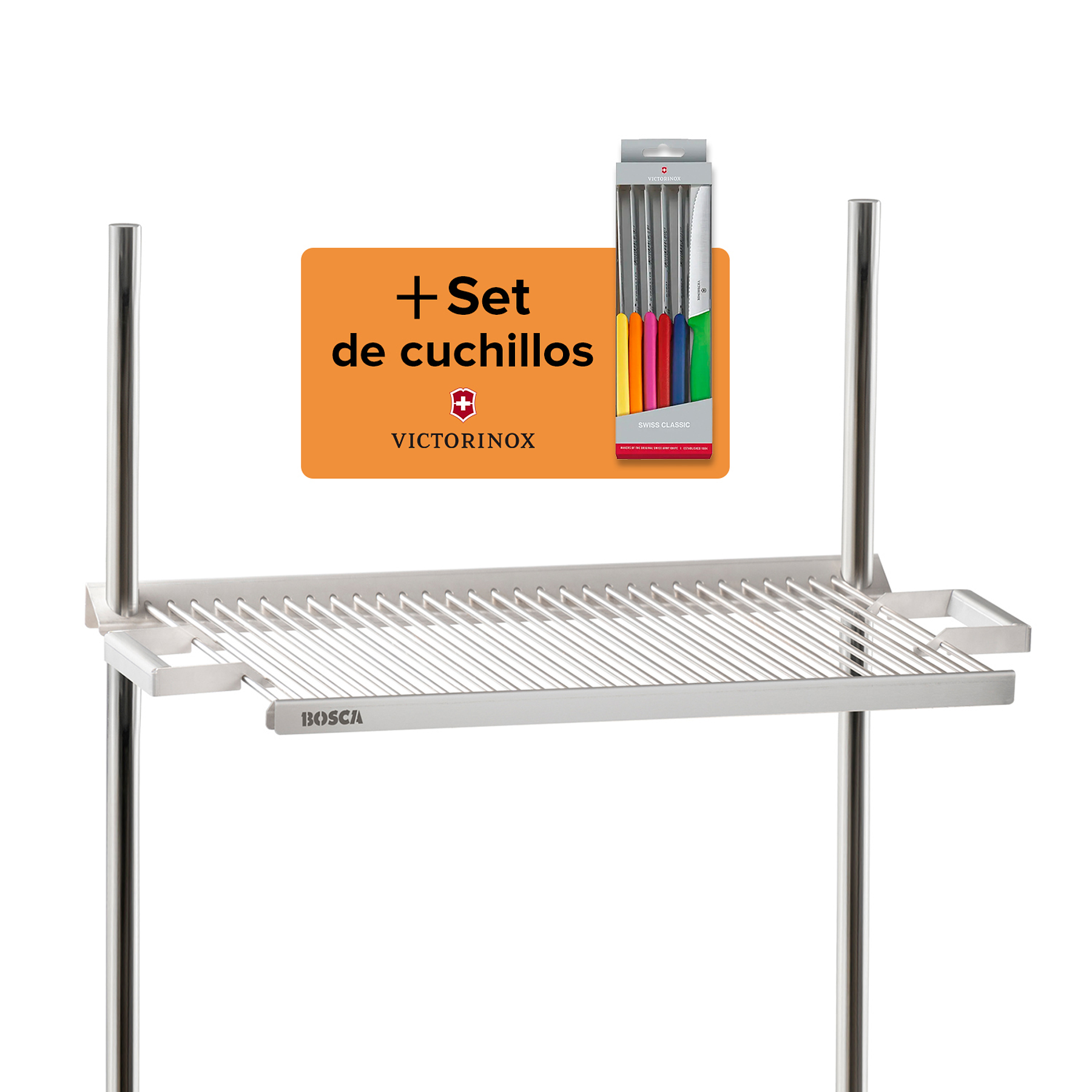 Pack Parrilla Outdoor + Set de Cuchillos