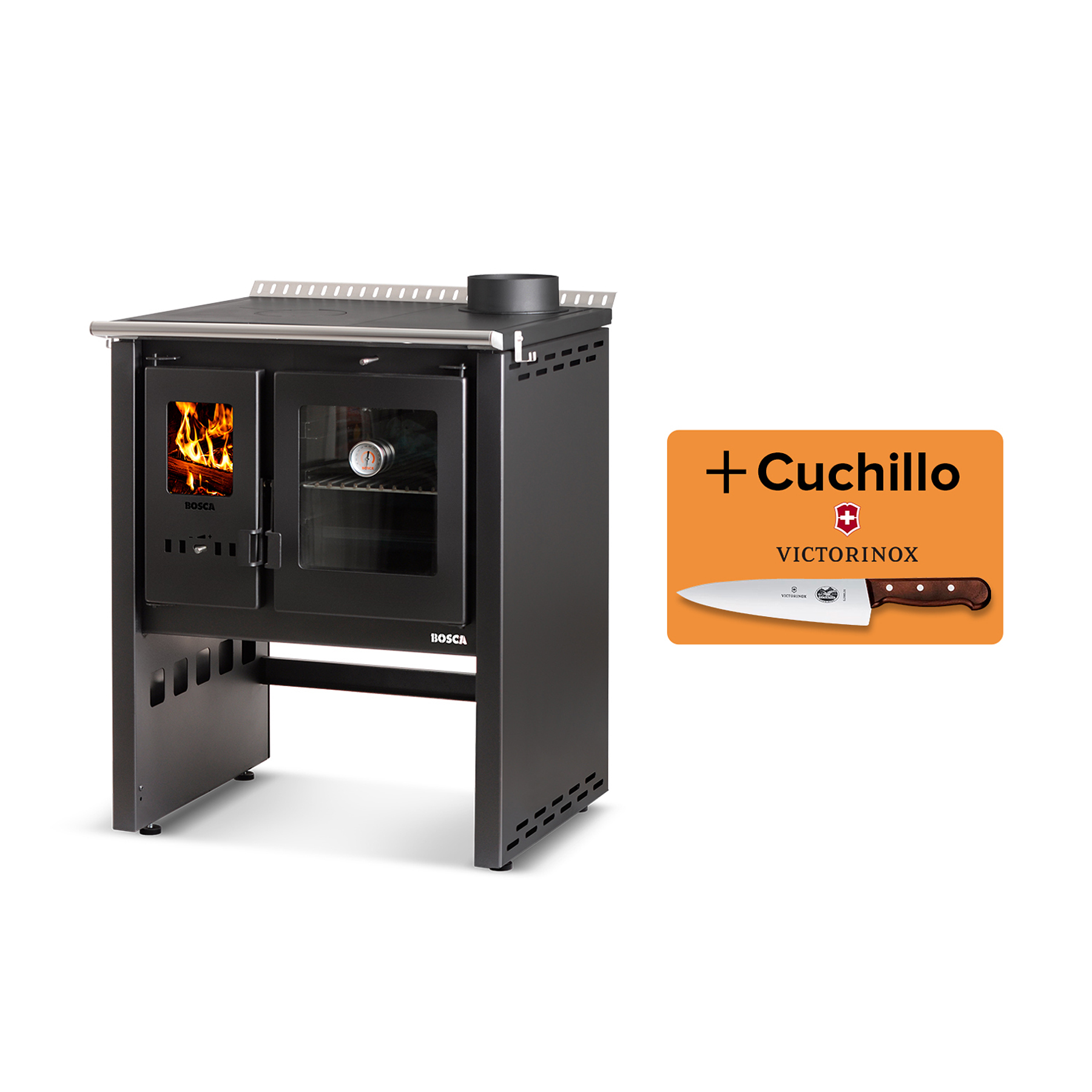 Pack Cocina Ares 70 Charcoal+ Cuchillo Cocina