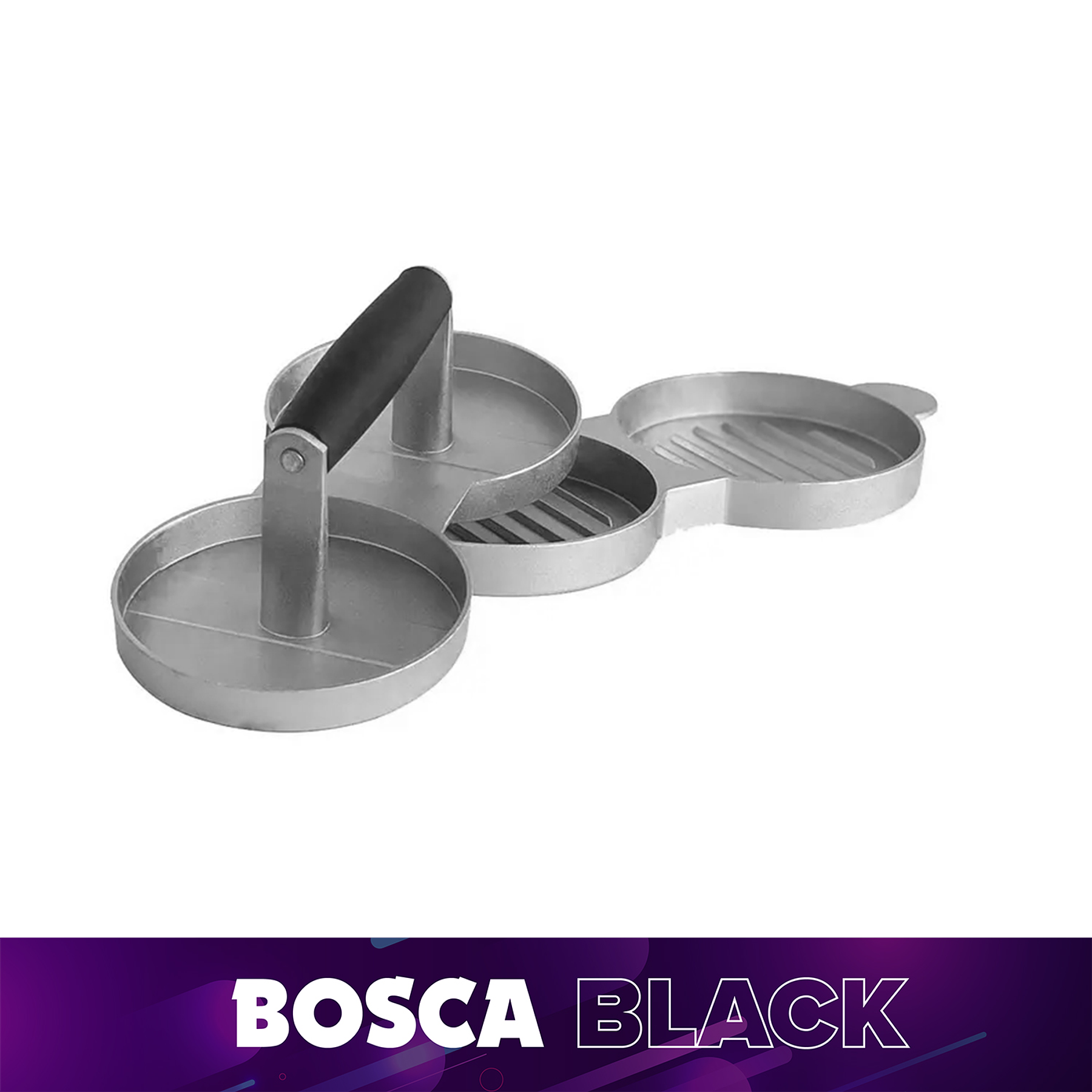 Molde doble de hamburguesas