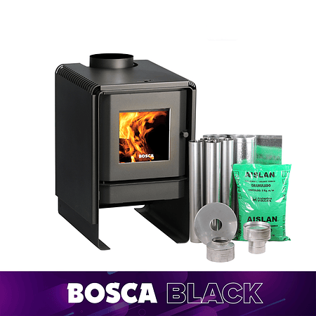 Estufa a Leña Eco 360 + kit de instalación