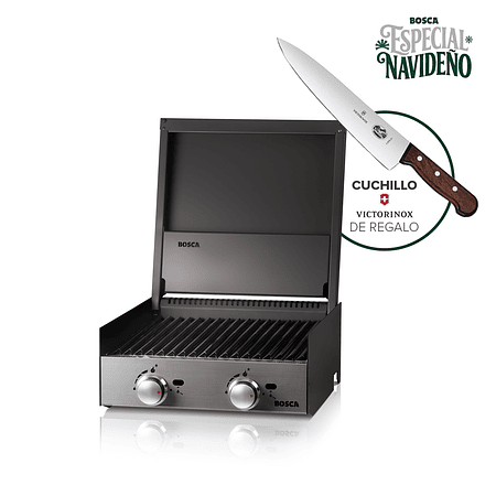 Pack Parrilla a Gas Block 500 + Cuchillo de cocina Regalo 