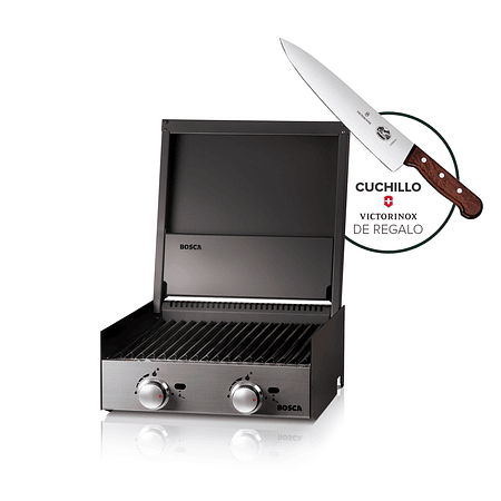 Pack Parrilla a Gas Block 500 + Cuchillo de cocina Regalo 