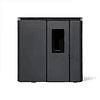 Estufa a pellet de pasillo Black Vision Fit charcoal + kit de instalación