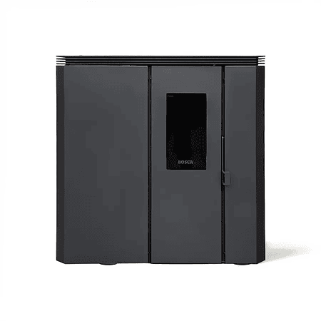 Estufa a pellet de pasillo Black Vision Fit charcoal + kit de instalación