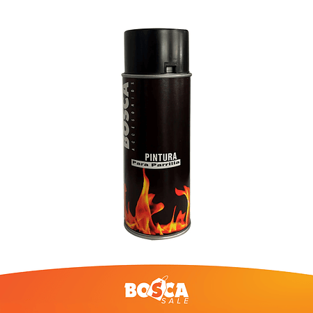 Pintura Spray Bosca BBQ Black