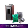 Estufa a pellet Black Vision + kit de Instalación interior