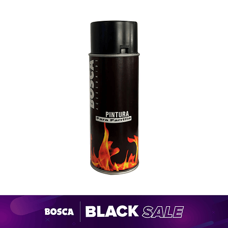 Pintura Spray Bosca BBQ Black