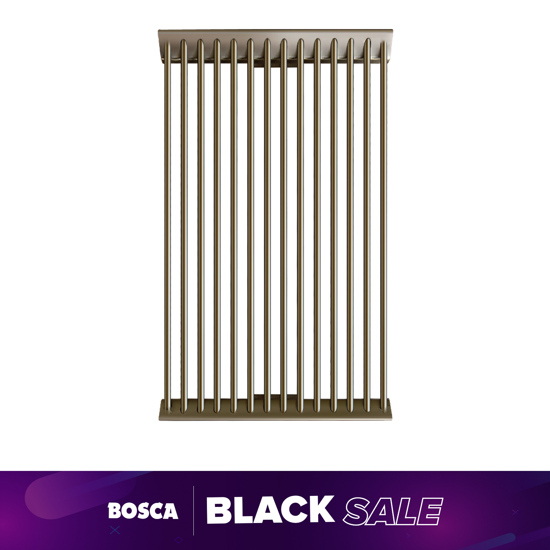 Rejilla de Barra Redonda Inoxidable Block Grill