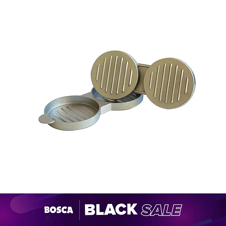 Molde doble de hamburguesas