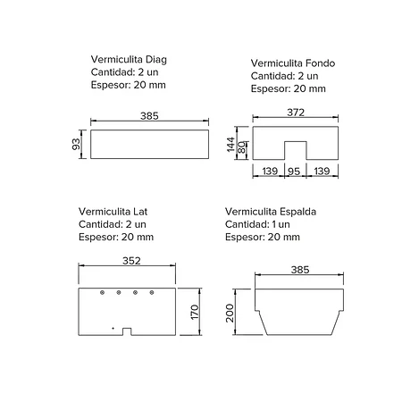 Vermiculita Línea 380