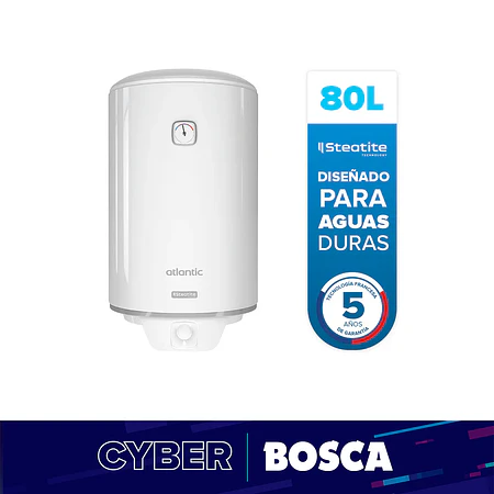 Termo Eléctrico Atlantic Steatite 80 litros