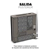 Estufa a pellet de pasillo Black Vision Fit charcoal + kit de instalación