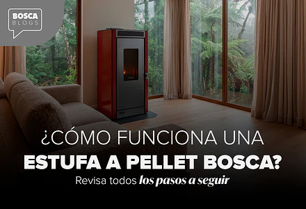 ¿Cómo funciona una estufa a pellet Bosca?