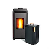 Pack Estufa a Pellet Hera Charcoal + Almacenador de Pellet