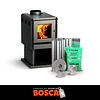 Estufa a Leña Limit 480 + kit de instalación